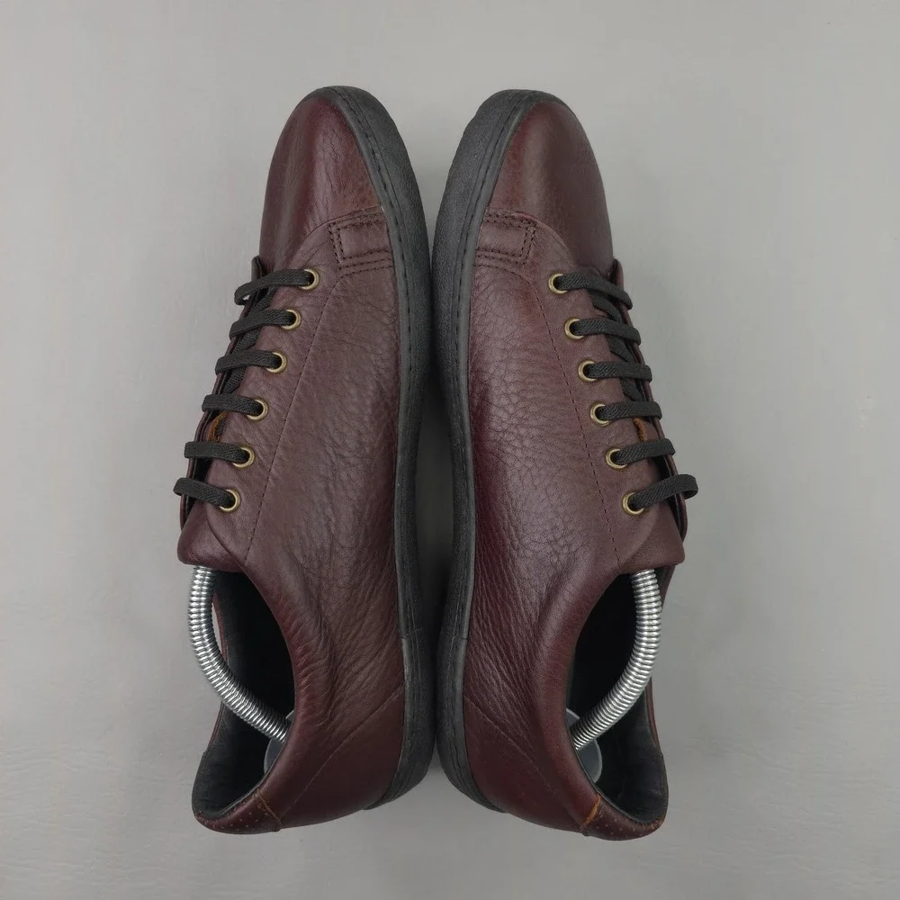 Birchbury Bramfords Shoes Mens Size 11.5 Brown Leather Lace Up Sneakers Casual
